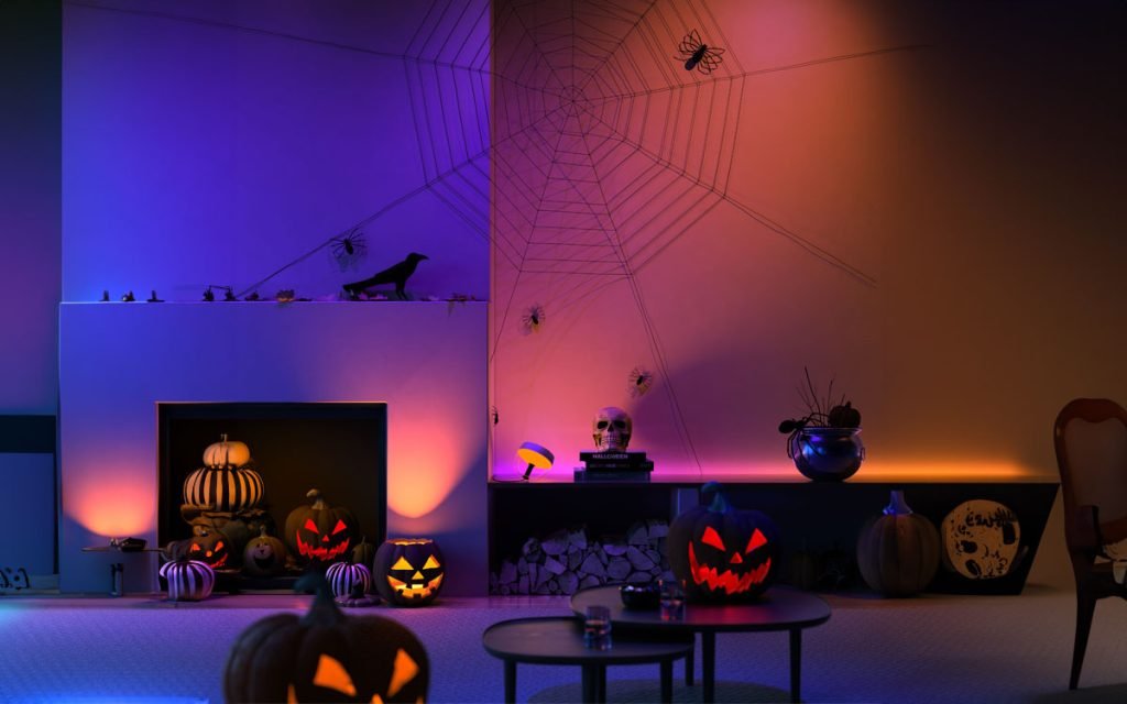 Vive una noche Halloween espeluznante con la iluminación Philips Hue