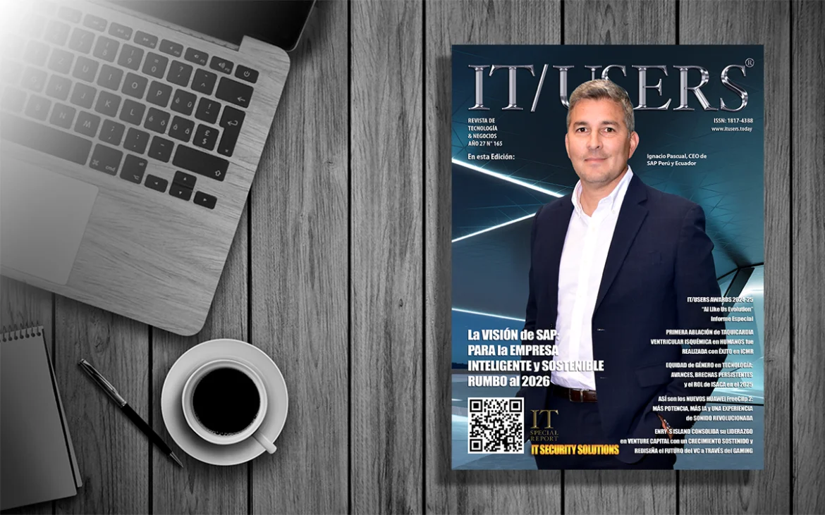 Revista IT/USERS® 165 | Portada sobre IA, liderazgo y Security Solutions rumbo a 2026