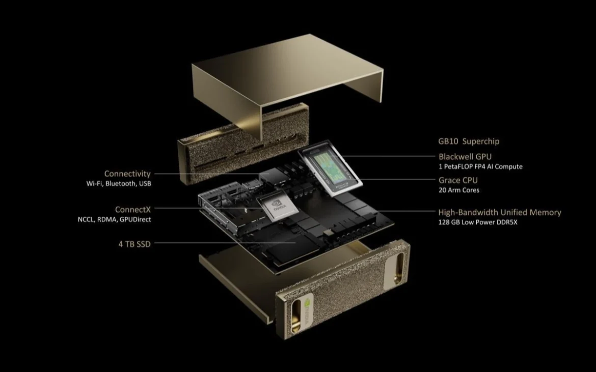 NVIDIA DGX Spark de PNY: supercomputadora de IA de escritorio con arquitectura Grace Blackwell