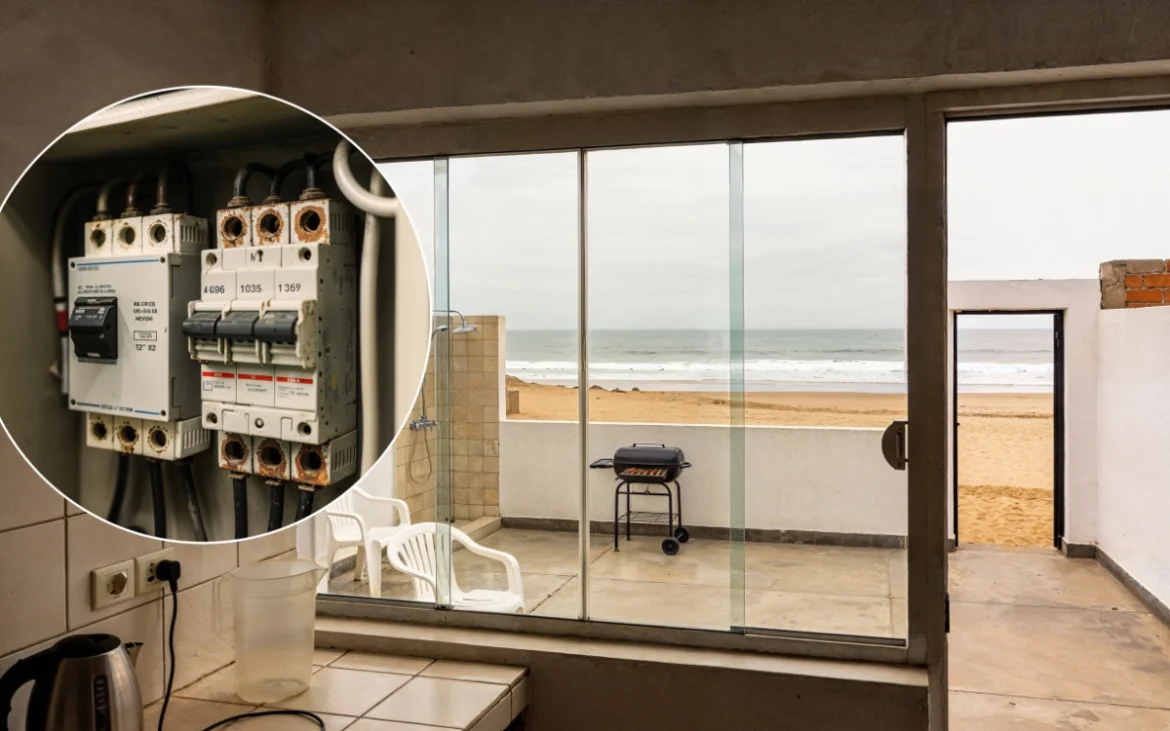 ablero eléctrico en casa de playa: prevención eléctrica con cableado seguro CELSA