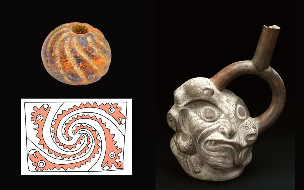 Metamorfosis de Aia Paec y espirales helicoidales en la cosmovisión moche