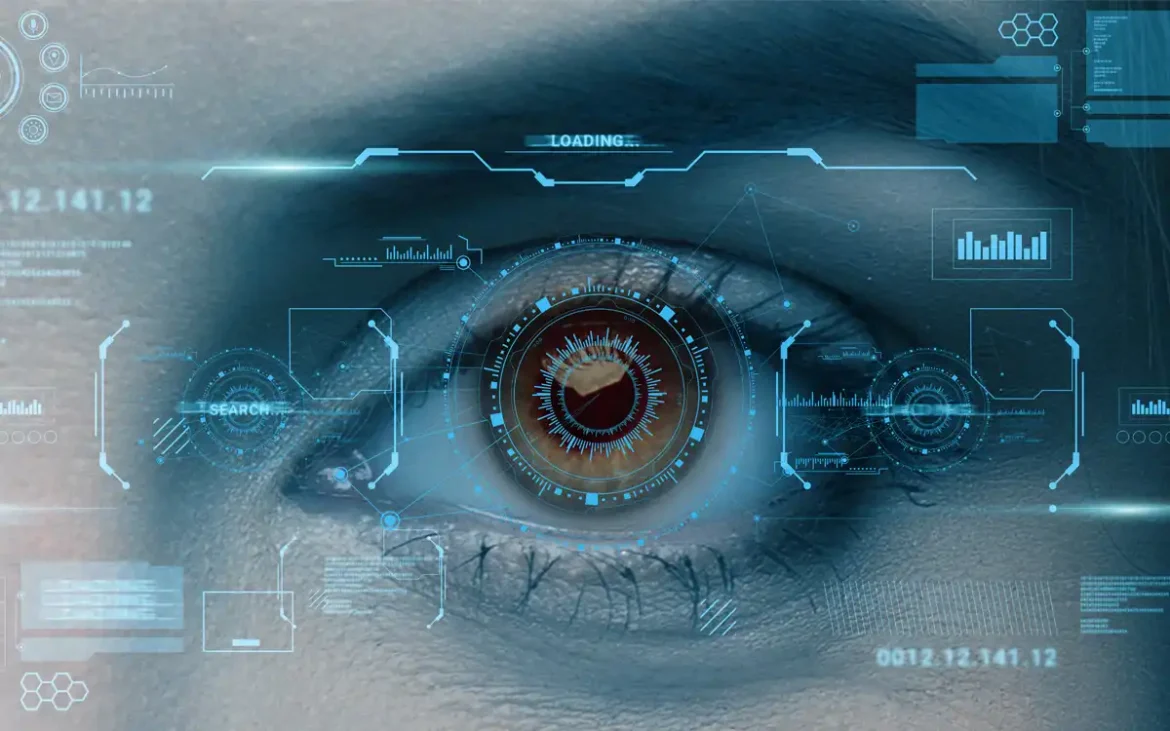 Interfaz holográfica de Inteligencia Artificial y ojo digital que representa la visión tecnológica del consejo editorial de IT/USERS® Magazine.