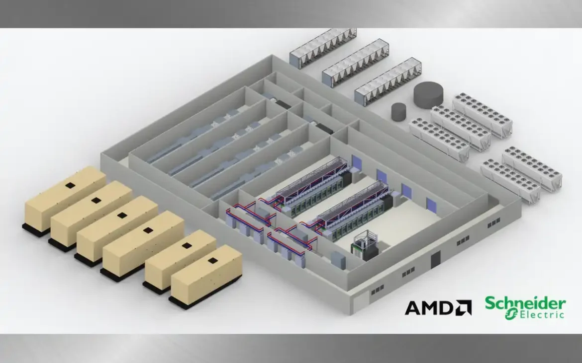 Schneider Electric y AMD integran Helios en un diseño para AI Factories