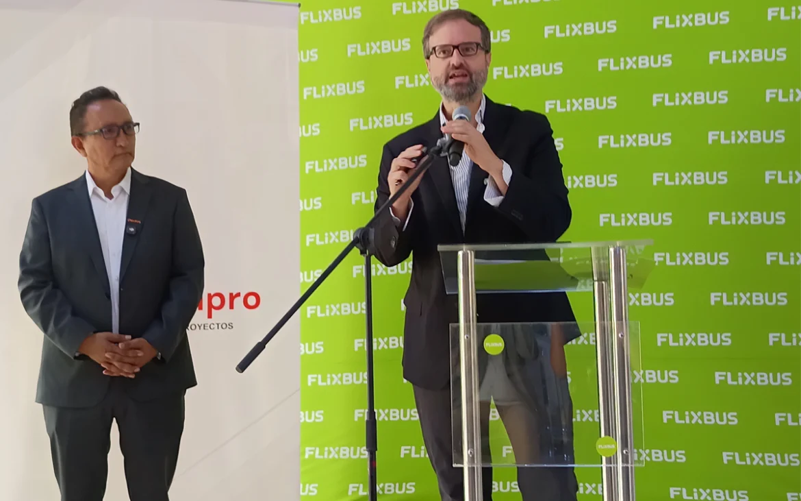 Polo Pérez y Pablo Pastega: lanzamiento de Pominpro y FlixBus en Perú