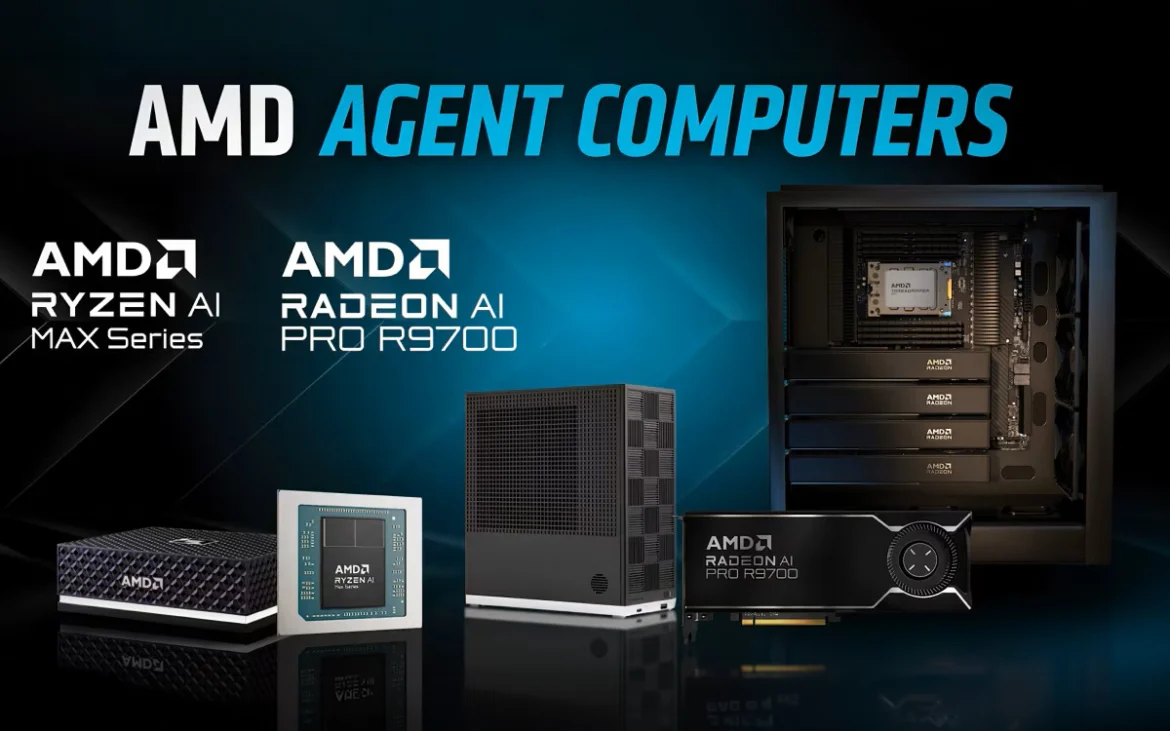 AMD Agent Computers: Ryzen AI Max y Radeon AI PRO R9700