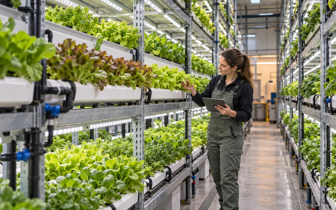 Agricultura vertical: cultivos en ambientes controlados