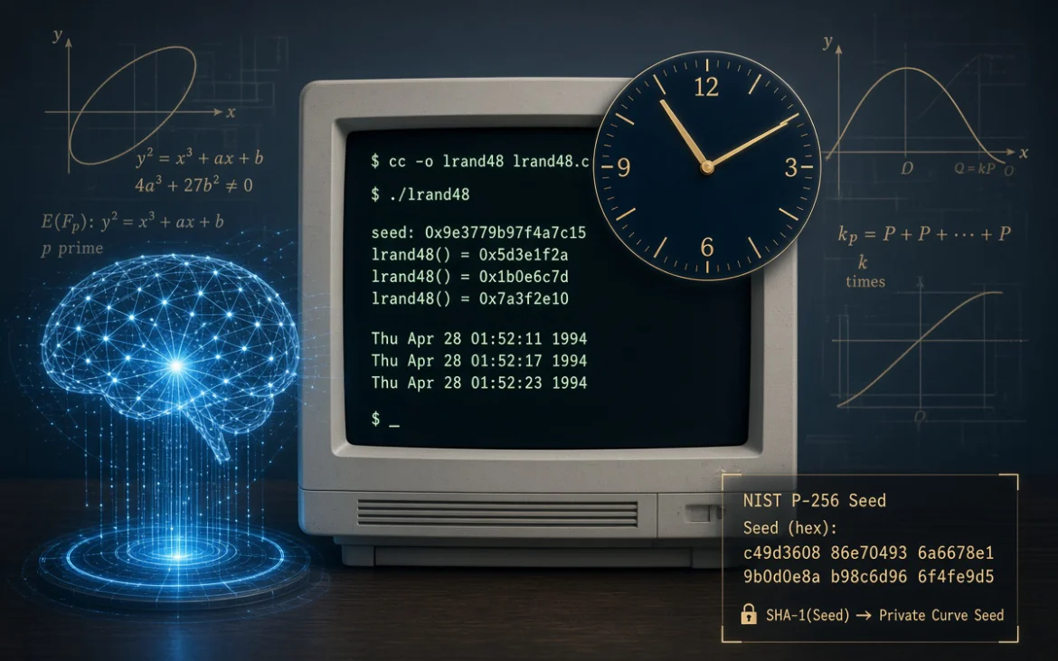 PC antigua y reloj: el misterio de las semillas de las curvas NIST