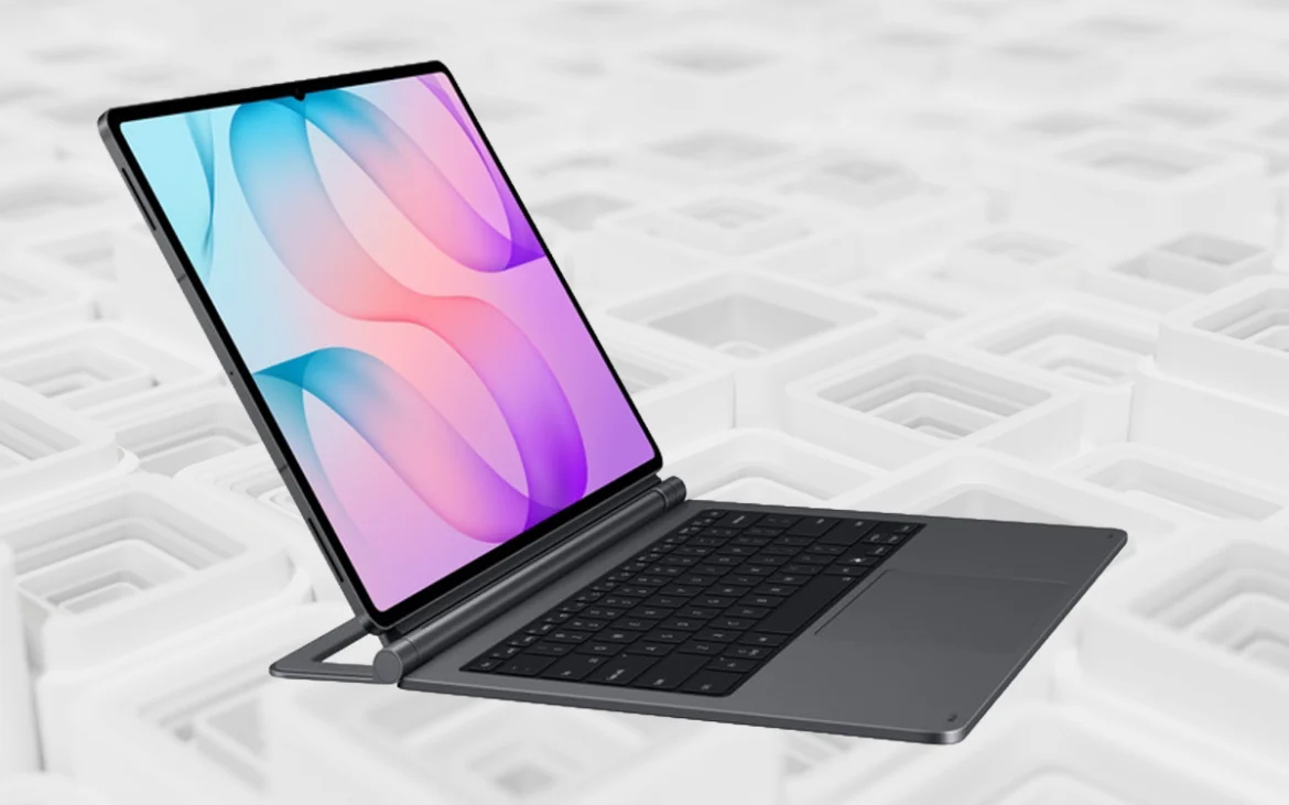 Samsung Galaxy Tab con teclado para productividad móvil